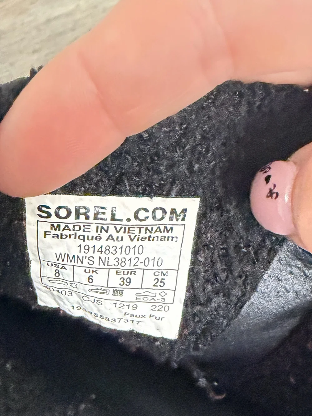 Sorel Explorer Zip Black Suede Women’s Boots, size 8